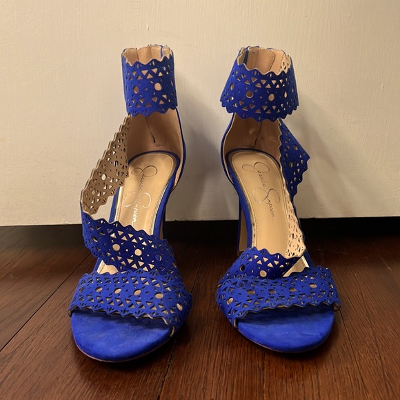 Jessica Simpson royal blue heels - Picture 4 of 4